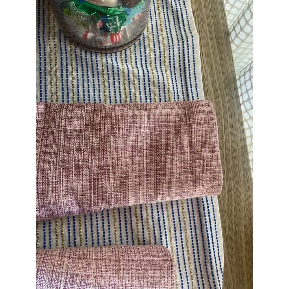 MAJORELLE Blush Pink Tweed Blazer Jacket Sparkle Sz XS